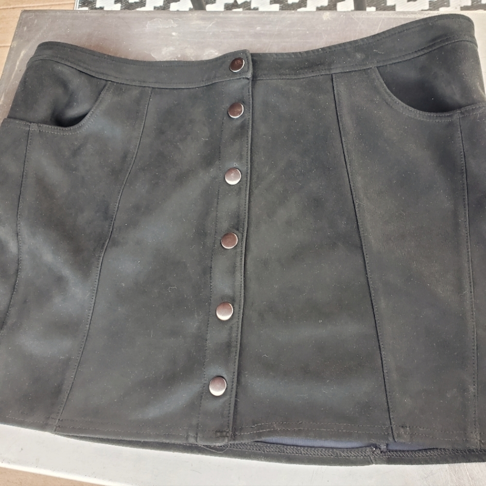 EXPRESS Suede Fall Skirt